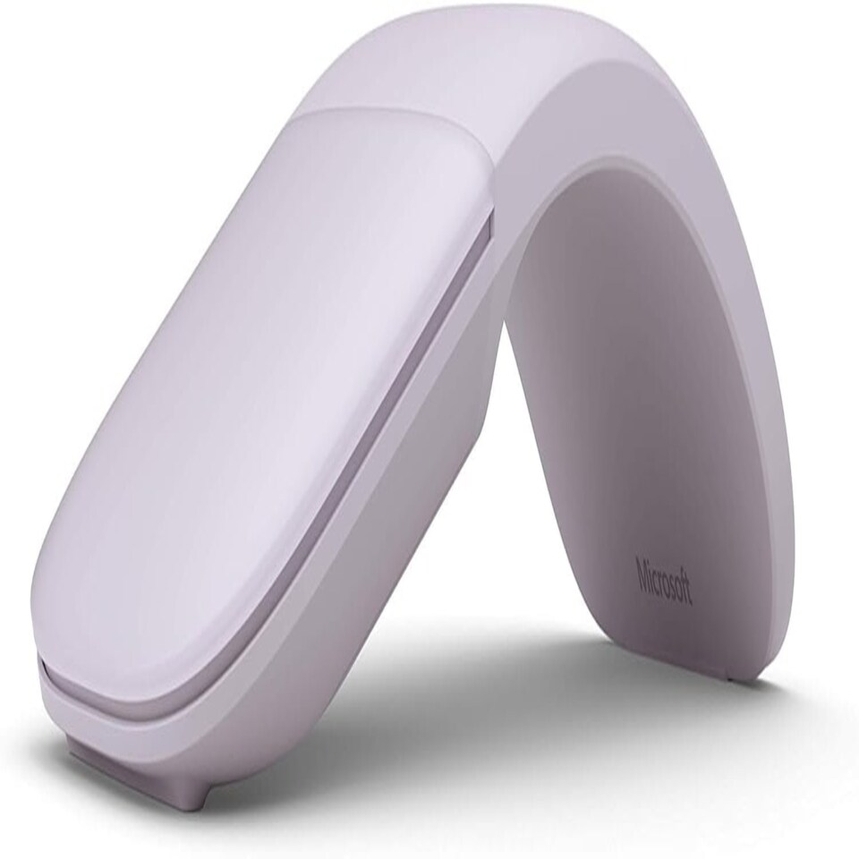 image 1 of Microsoft Surface Arc Wireless Mouse Ambidextrous Bluetooth BlueTrack - Lilac ELG-000-ARC-LILAC