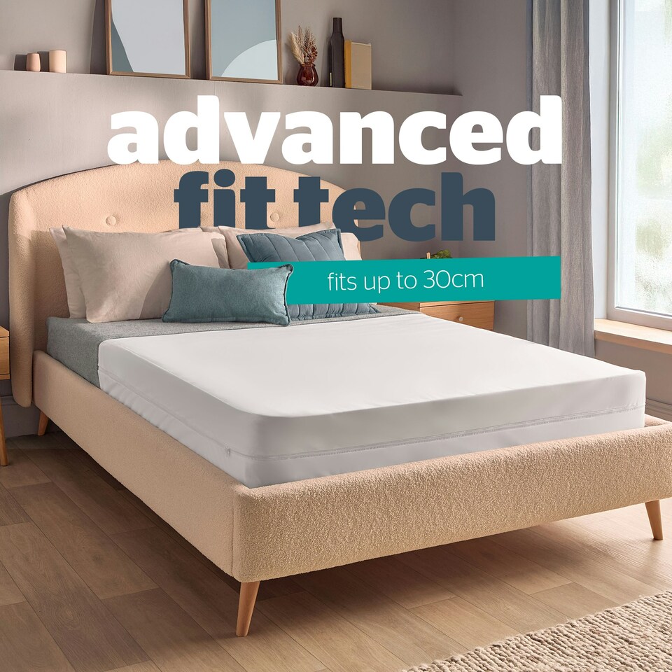 image 1 of Silentnight Waterproof Complete Mattress Encasement Protector White | King