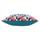 image 4 of Furn Metro Prism Velvet Cushion | Multi | Multicolour
