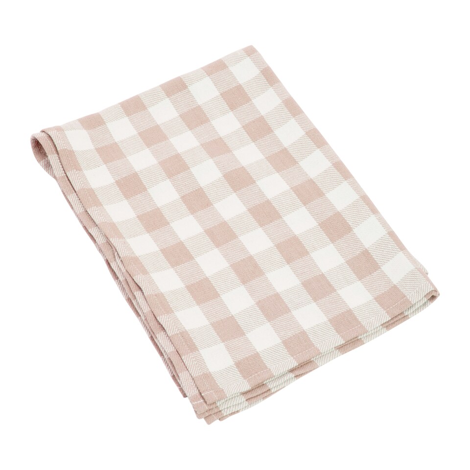 image 1 of Interiors by Premier Efficient Set Of Three Amber And White Tea Towels, Durable Tea Tea Towels, Soft Tea Towels For Kitchen Cream