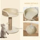 image 8 of PawHut Cat Tree Tower Activity Center Climbing Stand , Scratching Post