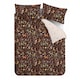 image 5 of Catherine Lansfield Enchanted Twilight Animals Reversible Duvet Cover Set | Brown | Chocolate | Single