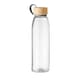 image 1 of MidOcean Fjord Bamboo 500ml Water Bottle - Transparent - One Size Clear | One Size