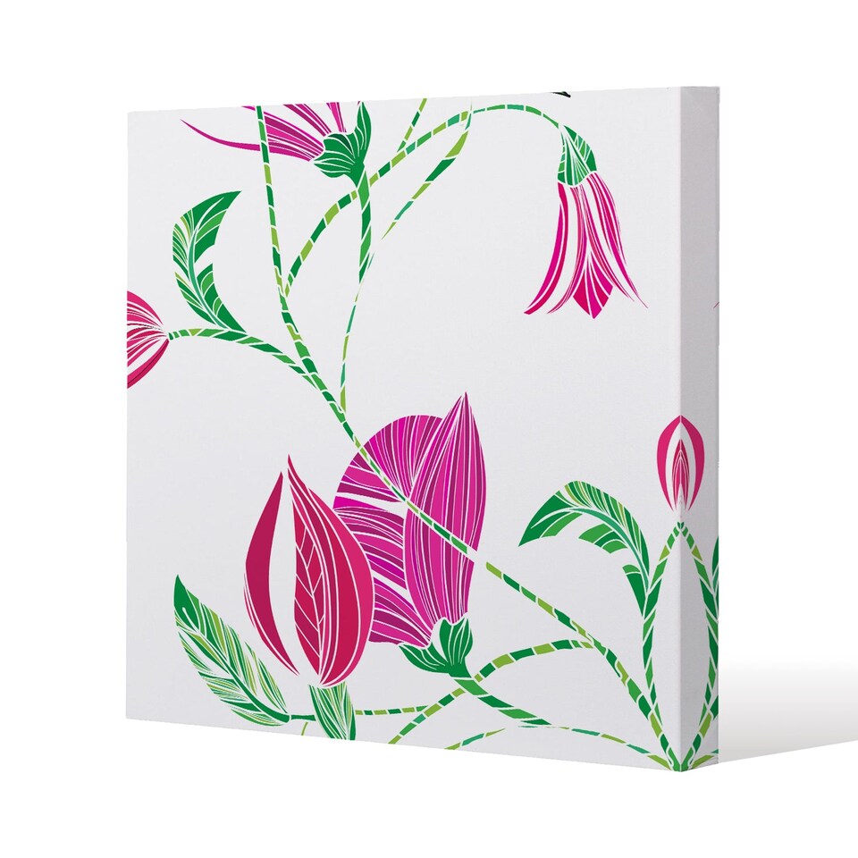 Tulips (Canvas Print) / 127 x 127 x 4cm | Multi