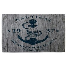 Anchor Print on Wood (Kitchen Towel)