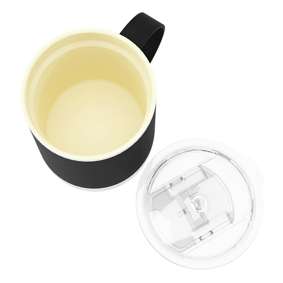 image 1 of Asobu Ultimate Stainless Steel Ceramic Inner Coating Mug 400ml Baby Black | Multi | 1