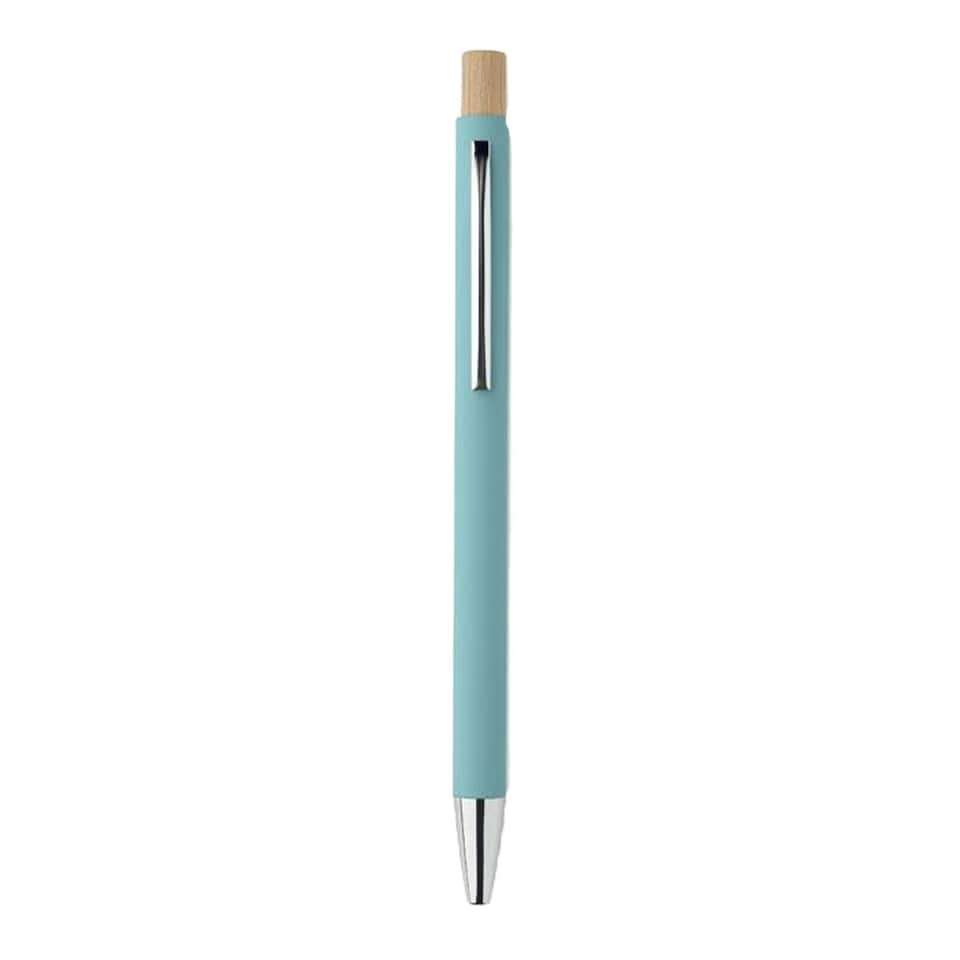 image 1 of MidOcean Bergamo Recycled Aluminium Ballpoint Pen - Baby Blue - One Size