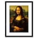 image 1 of Painting Study Da Vinci Mona Lisa Detail 12x16" Framed Wall Art Print