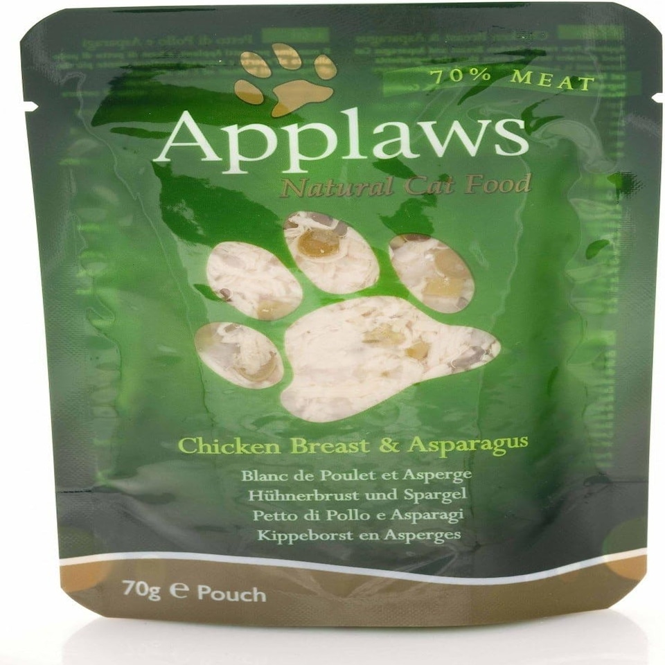 Applaws Cat Pouch Chicken Breast & Asparagus 12 x 70g 840g