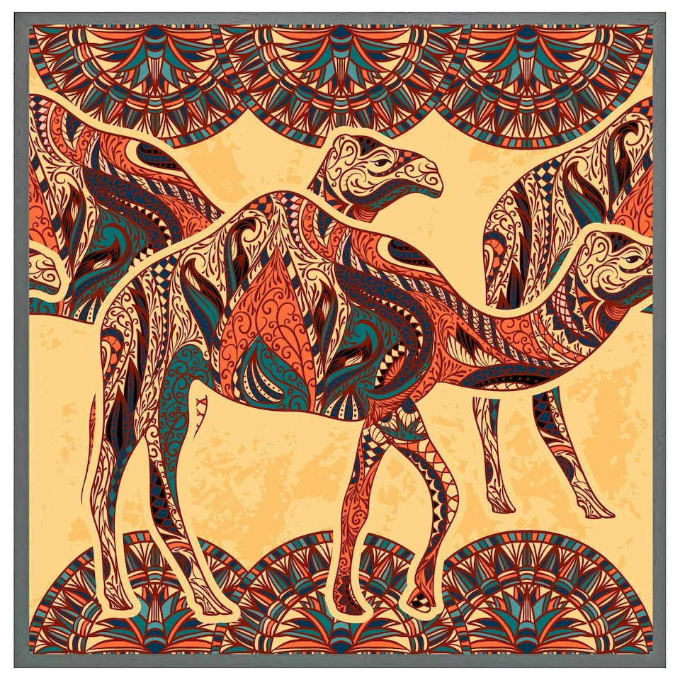image 1 of Camels (Picutre Frame) Black | L