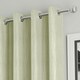 image 3 of Goodwood Green Curtains 46 x 54 inch (117 x 137 cm) Room Darkening Eyelet Thermal Noise Reducing Curtains for Bedroom and Living Room