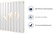 image 4 of Double Flat Panel Vertical Column Radiator (H)600mm by MCC Direct | Black | 1