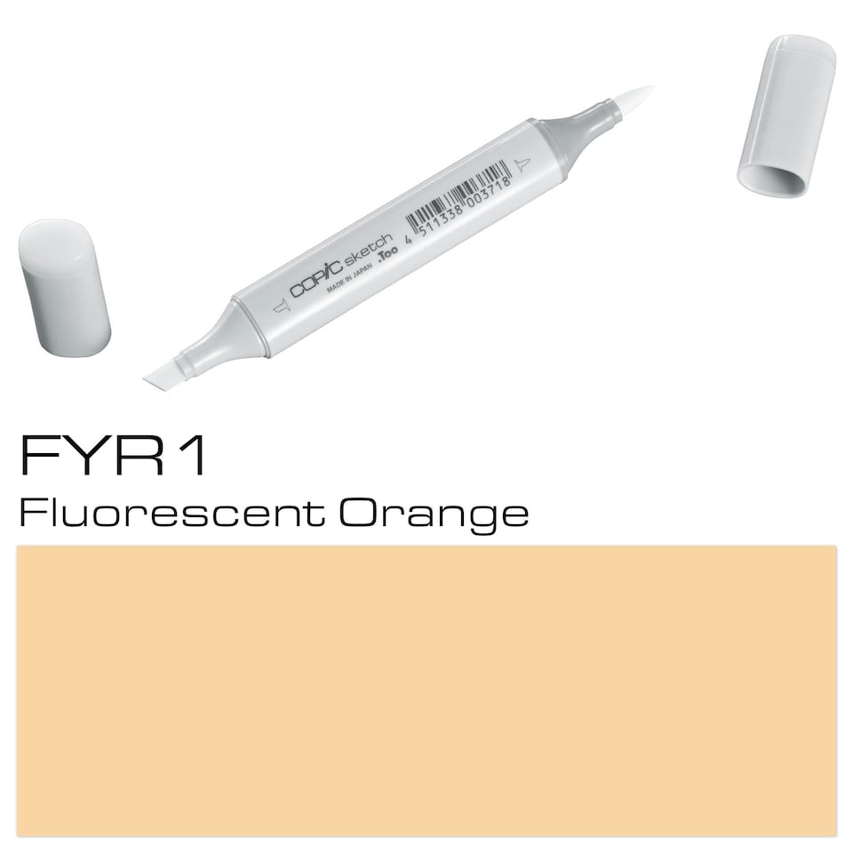 Copic Sketch Marker, Fluorescent Dull Yellow Green, Single Pen