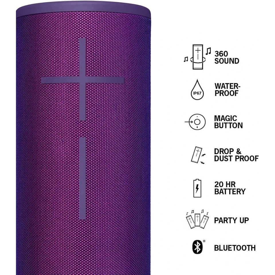 image 1 of Ultimate Ears Megaboom 3 Portable Wireless Bluetooth Speaker