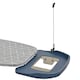 image 4 of Ironing Board with Steam Generator Iron Tray Retractable Iron Rest & Cable Holder Extra Thick Padded Reversible Cover