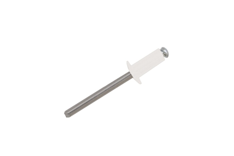 Jrp Riveting Products 4.0 x 14mm Dome Head Rivets RAL 9016 - Box of 500