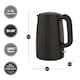 image 5 of Hamilton Beach Stealth Kettle & Toaster Set Black