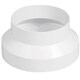image 1 of SPARES2GO Ducting Reducer Connector for Cooker Hood Extractor / Tumble Dryer / Air Conditioning (5" / 125mm to 4" / 100mm)