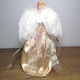 image 2 of 30cm Premier Christmas Tree Topper Angel Decoration with Feather Wings in Gold