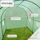 image 3 of Greenhouse - polytunnel with 6 windows, 343 x 200 x 200 cm
