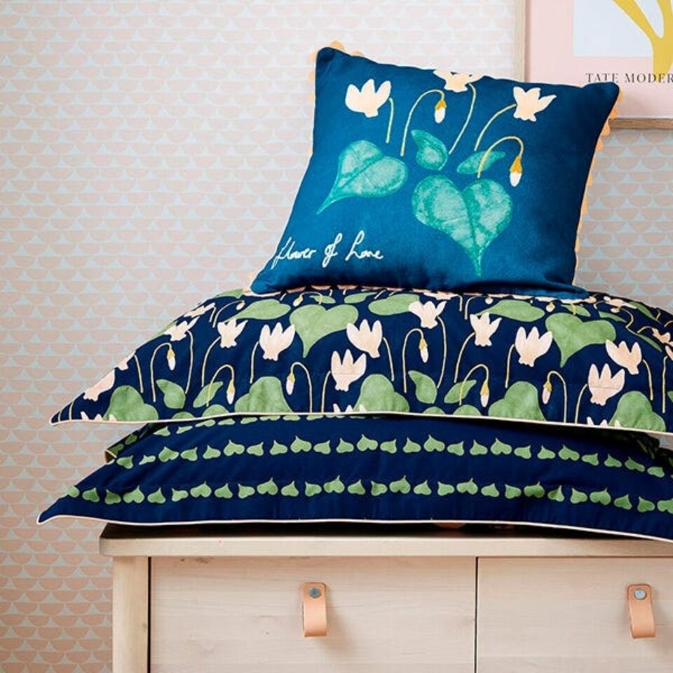 image 1 of Scion Flower Of Love Cushion 45cm x 45cm Midnight