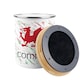 image 4 of Welsh Dragon Compost Caddy - Metal 2L Decorative Kitchen Food Waste Bin