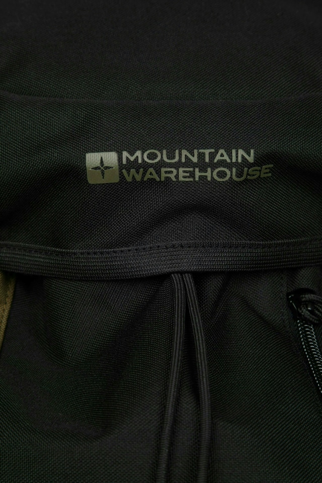 image 1 of Mountain Warehouse 40L Backpack Rucksack Hiking Walking Camping Bag | Green | Khaki