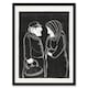 image 1 of Fantasy Man and woman Samuel J De Mesquita Framed Wall Art Print 12X16"