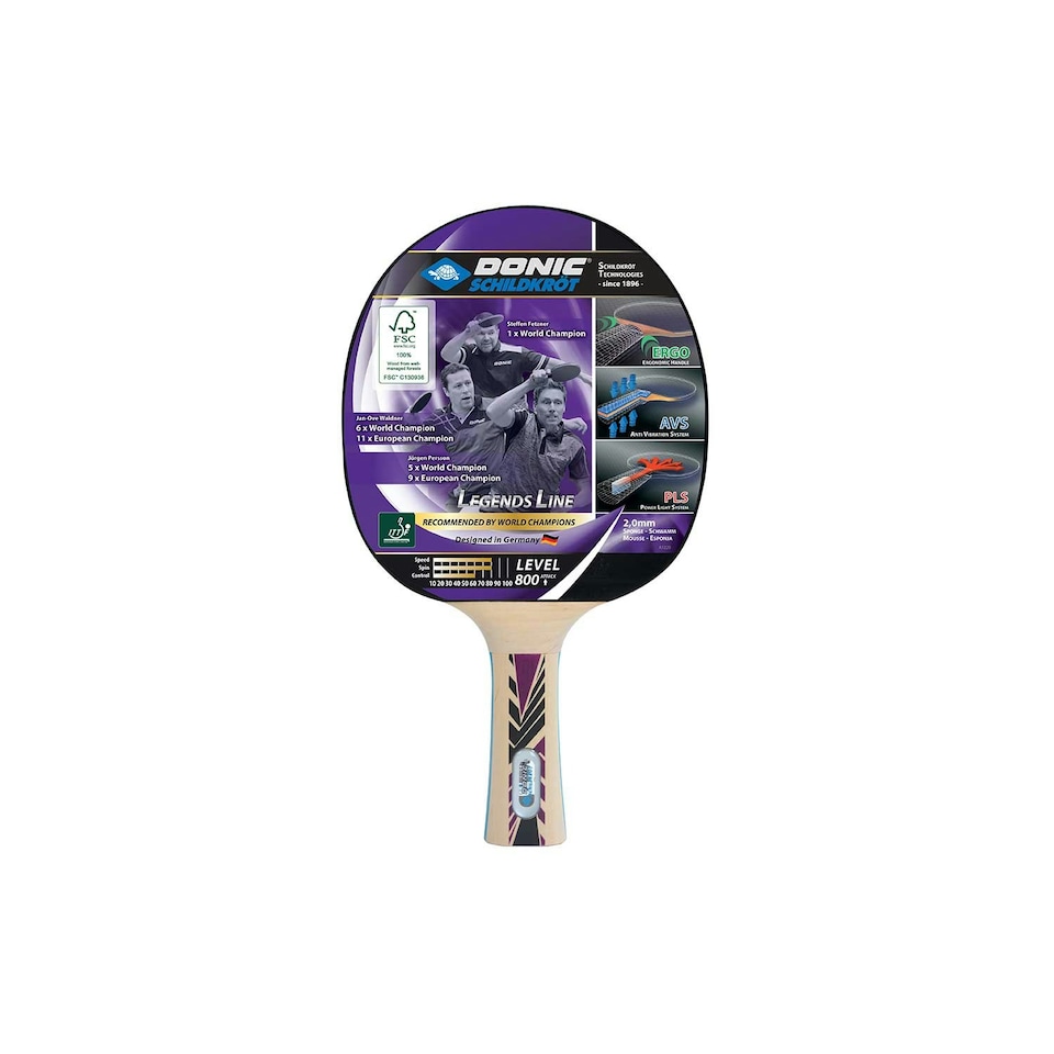 image 1 of Legends 800 FSC Table Tennis Paddle