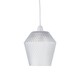 image 1 of Porter - Clear Textured Glass Easy Fit Pendant Shade | Clear | Small | 1