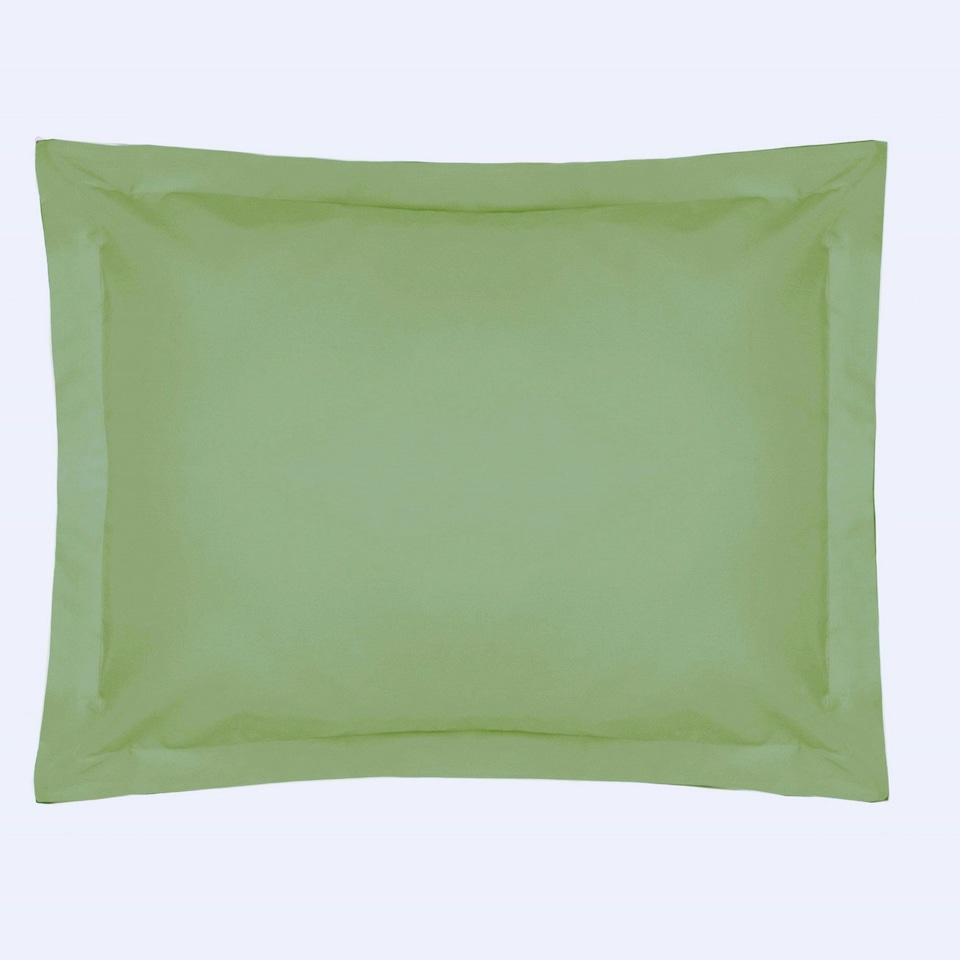 Belledorm Easycare Percale Oxford Pillowcase - Olive - One Size