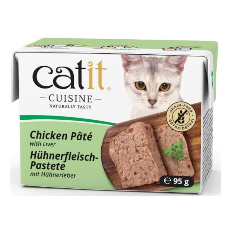 image 1 of Catit Cuisine Chicken Pâté with Liver 95g Wet Cat Food (Bundle of 12)