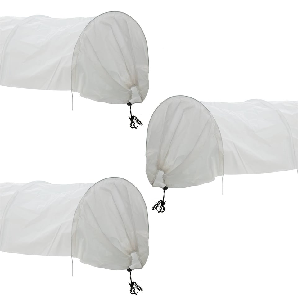 image 1 of KCT 3 Pack Fleece Grow Tunnel Allotment Greenhouse