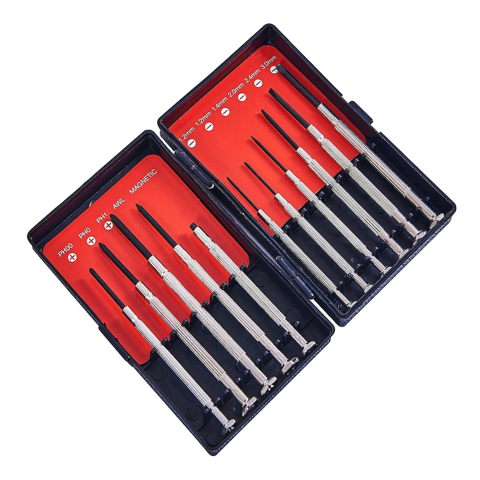 11 Piece precision screwdriver set - L0500