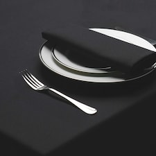 Belledorm Amalfi Round Table Cloth - Black - One Size