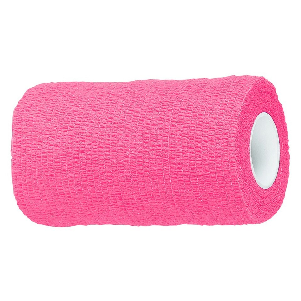 image 1 of Shires Horses Cohesive Bandages (Pack of 12) - Pink - 2m x 10cm