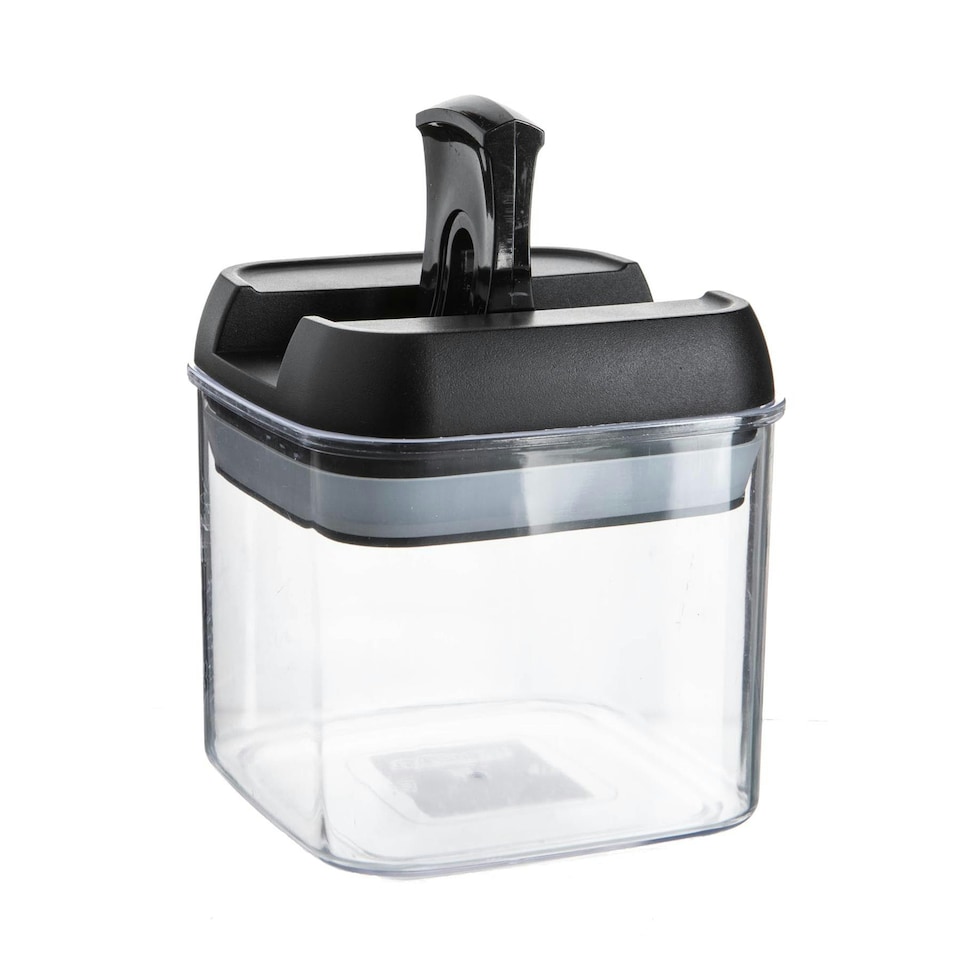 image 1 of Argon Tableware Flip Lock Plastic Food Storage Containers - 500ml - Black - Pack of 3