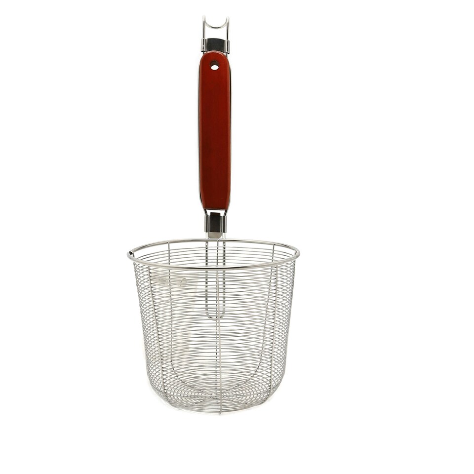 image 1 of Buckingham Stainless Steel Noodle Basket Strainer 12.5 cm
