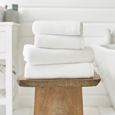 Romeo 100% Cotton Absorbent Soft Bathroom Towels - Hand, Bath, Sheet | White | Bath sheet