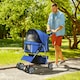 image 6 of PawHut Pet Stroller Carrier Foldable Deluxe Jogger Walk Travel Dog Cat Blue