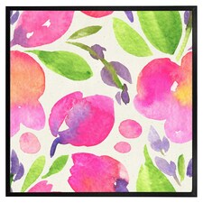 Botanical background (Picture Frame) Brown | Oak | L