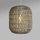 image 3 of ValueLights Modern Woven Rope Grey Pendant Ceiling Light Shade