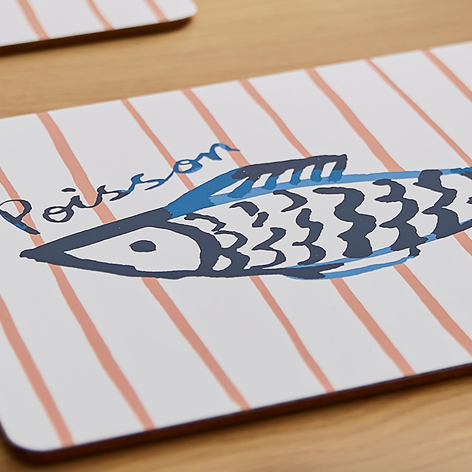 image 1 of Ulster Weavers Catch of the Day Placemat - 4 Pack Multi
