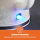 image 4 of GEEPAS  1.7L Skye Electric Kettle | 2200W Premium Kettle,  White