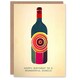 image 1 of Wonderful Auncle Red White Wine Lover Bottle Birthday Card