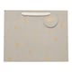 image 3 of Multipack of 3 Large Gift Bags | Party Bags for Presents | Birthdays/Wedding | For Him/Her/Friend | Starburst Design Silver