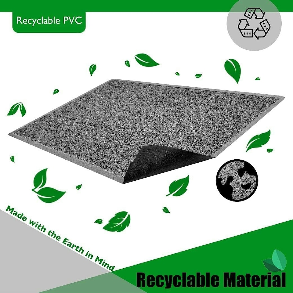 image 1 of Spaghetti Kitchen Hallway Washable Runner 150cm x 60cm - Green