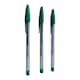 image 1 of Box of 50 Green Ballpoint Pens Smooth Glide by Janrax