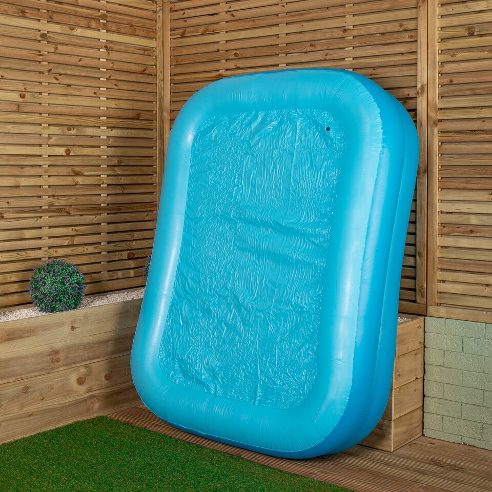 image 1 of 2m x 1.5m Jumbo Rectangular Inflatable Family Paddling Pool