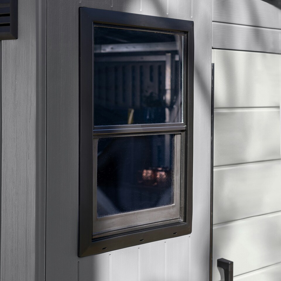 image 1 of Suncast Cabana Entertainment Shed & Bar 8x7 | Grey